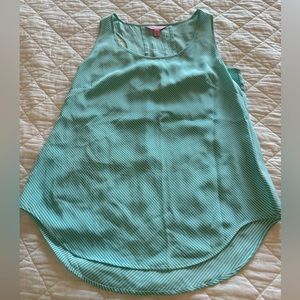 NWOT Lilly Pulitzer 100% silk racer back top size XS